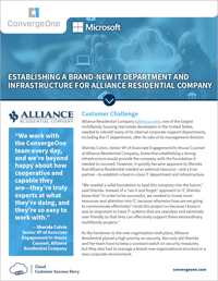 Alliance Residential Customer Success Story