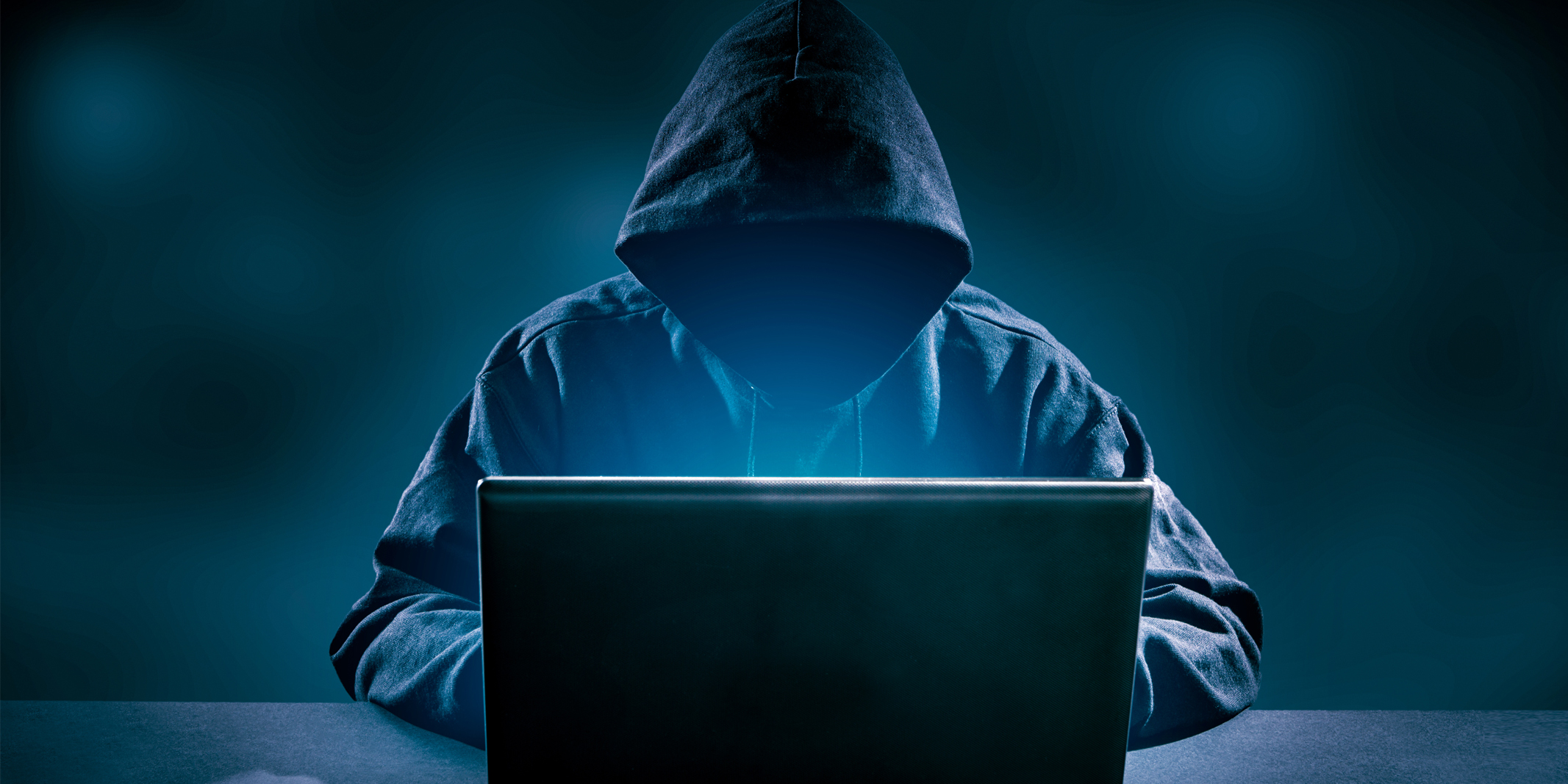 cybercriminal running ransomware attack