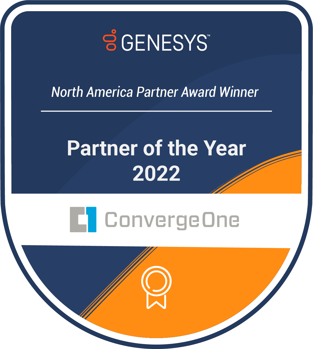 Genesys North America Partner of the Year Award Winner